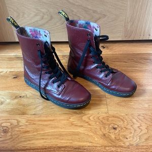 Dr. Martens Stratford Leather Combat Boots